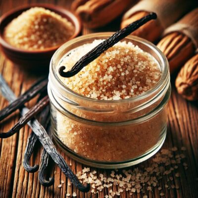 Einfacher Vanillezucker mit Tonkabohne Aroma