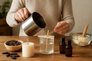 Schritt-für-Schritt-Anleitung für Tonkabohnen Duftkerzen – Tonkabohnen Duftkerzen selbst machen