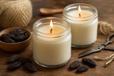 DIY-Duftkerzen mit Tonkabohnen – Schritt-für-Schritt-Anleitung für ein aromatisches Ambiente